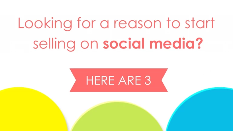 Looking for a reason to start selling on social media?
