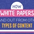 How whitepapers stand out from other types of content