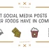 What social media posts and finger food have in common