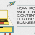 How Poorly Written Content Is Hurting Your Business